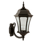 Bricolage direct - applique ext�rieure montante 100w e27 fonte noire adela