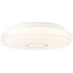 Brilliant - adria led applique et plafonnier 30cm blanc / chrome clairage intrieur, plafonniers, - ...