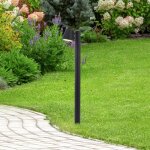 Brilliant - lampadaire d'ext�rieur bari, 80 cm, gu10, ip44, m�tal / plastique, noir