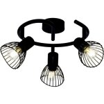 Brilliant - lampe elhi spot spirale 3flg noir 3x d45, e14, 40w, adapt�es aux lampes � suspension (non ...