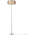 Brilliant - lampe lampadaire relax double bronze / chrome 2x lampes normales a60, e27, 30w, gf non spcifies. ...