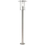 Brilliant lampe york lampadaire d'ext�rieur en acier inoxydable 1x a60, e27, 40w, adapt� aux lampes normales ...