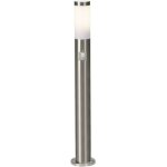 Lampadaire extrieur avec dtecteur de mouvements brilliant 43699 / 82 chorus led e27 10 w acier inoxydable ...