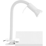 Brilliant - spot � pince antony 40 w bras pivotant blanc