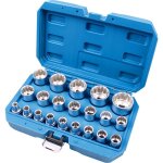 Brilliant tools - jeu de douilles isol�es 12 pans 1 / 2', version courte, 21 pcs, 8 - 36 mm