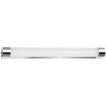 Applique et plafonnier led briloner leuchten tubo, 12 w, 1200 lm, ip44, chrome, m�tal - plastique, intensit� ...