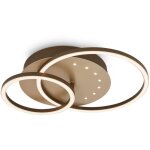 Briloner - luminaire � led avec led dots, brun - or, led / 26w