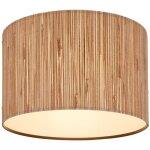 Briloner - slama lampe de plafond, abat - jour en jonc de mer, style boho, douille e27, naturel, �35 ...