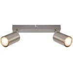 Briloner - tib plafonnier, orientable, on / off via interrupteur mural, couleur argent, 15, 5 x 5, 5 ...