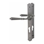 Brionne - poign�e de porte fen�tre - france gris - cl� i - 195 mm