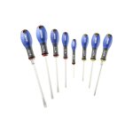 Britool - jeu de 8 tournevis fente - phillips - e160904 - expert by facom