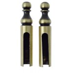 Bros - paire cache - fiche rustique n°16 pour exacta Ø14 h. 80mm vieux bronze - cf - 16 - a - ex14 - ... Bros - paire cache - fiche rustique n°16 pour exacta Ø14 h. 80mm vieux bronze - cf - 16 - a - ex14 - ...