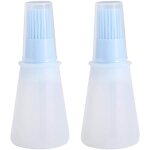 Brosse � bouteille d'huile en silicone avec couvercle bouteille de sauce molle avec pinceau � p�tisserie ...