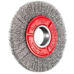 Brosse circulaire sit acier ondul� pour touret 125 mm