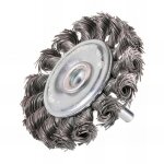 Brosse circulaire sur tige d. 75 mm - m�ches de 0, 5 mm torsad�es en acier - 10310004 - sidamo