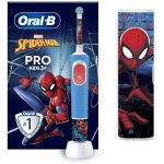 Brosse a dents �lectrique oral - b kids 1 manche marvel spider - man - 1 brossette - 1 �tui de voyage ...