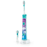 Brosse  dents lectrique philips hx6322 / 04 sonicare for kids vert / blanc