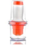 Brosse � huile en silicone de qualit� alimentaire avec couvercle et bouteille brosse � huile en silicone ...