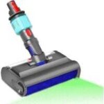 Brosse lavante pour dyson v7 v8 v10 v11 v15 ? t�te de balai �lectrique � r�curer humide et sec ? nettoyage ...