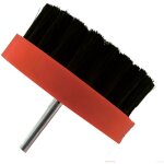 Brosse � lustrer ? �80mm ? attache cylindrique �6mm ? pour nettoyage du bois ? pour nettoyage du cuir ...