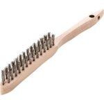 Brosse mtallique fil inox, ondul 0, 35mm 2 - rangs