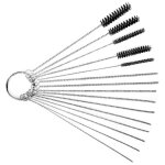 Brosses de nettoyage pour gicleurs, kit de nettoyage pour carburateurs carb, 15 pi�ces, brosses en nylon ...