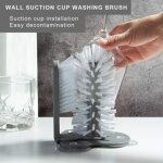 Brosse de nettoyage de vitres, outils de nettoyage, brosse de nettoyage, brosse � ventouse pour verre, ...