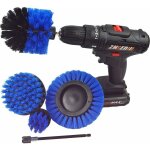 Brosses pour perceuse 5 pi�ces, 4 sans fil power scrubber brosse de nettoyage pour perceuse avec 1 rallonge ...