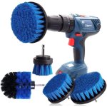 [jamais utilis�]brosse de perceuse fixation brosses de perceuse fixation scrubber kit de nettoyage pour ...