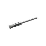 Brosse pinceau fil inox ondule 0, 10mm diam. 5mm avec tige 3mm