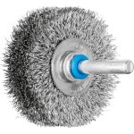 Brosse plate rbu 5015 / 6 inox 0, 20 d. 50 mm 6 mm paisseur de fil 0, 2 mm ( 4000843593 ) - pferd