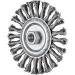 Brosse ronde combitwist  tte ronde diam. rbg 125 x 12 mm  fil d'acier m14 0, 50 pour meuleuse d'angle ...