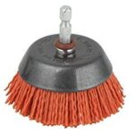 Wolfcraft brosse coupelle en nylon  tige hexagonale 1 / 4  (6, 35 mm) (1506000)