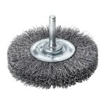 Brosse ronde sur tige fil d'acier 70x0, 3mm