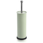 Brosse wc avec support en metal vert greenish 10x385 cm