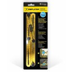 Broszio tools - guide de dcoupe facile templater, rgle multi - usage, copieur de formes