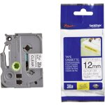 Ruban d'�tiquetage � adh�rence extra - forte brother tze, tz tze - s131 couleur de ruban: transparent ...