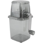 Broyeur � glace manuel portable - machine � c�nes de neige pour maison - gris