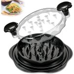 Broyeur de poulet twist pour la cuisine, hachoir manuel pour poitrines de poulet, pour aliments hach�s, ...
