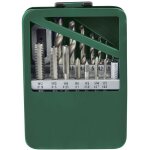 Br�der mannesmann - werkzeuge m53215 jeu de 15 tarauds vert / argent�