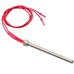 Bruleur pellet 220v 280w - bougie d'allumage pour pole  granuls - rsistance d'allumage 10mm - longueur ...