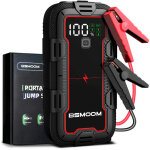 Bsmoom b01 booster de batterie de voiture 4000 a 12800 mah, d�marreur de voiture 12 v (jusqu'� 7, 0 l ...