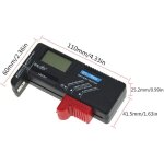 Bt - 168d testeur de batterie num�rique volt checker 9v testeur, pile bouton rechargeable aaa 1, 5v aaa ...