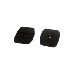 Bubendorff butee double plate pour lame finale ep8 mm noire avec vis (paire)