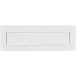 Burg w�chter 32470 porta 796 w clapet pour bo�te aux lettres aluminium, t�le d'acier blanc c306352