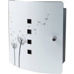 Burg wachter - armoire a cl� 6204 / 10 ni pusteblume - d�cor pissenlit, 10 crochets, fermeture aimant ...