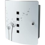 Burg wachter - armoire a cl� 6204 / 10 ni pusteblume - d�cor pissenlit, 10 crochets, fermeture aimant ...