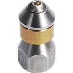 Buse de nettoyage de tuyaux pour nettoyeur haute pression rotative entr�e 1 / 8  ig, 3 x 0, 8 mm - 050, ...