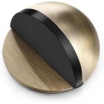 But�e de porte autocollante au sol but�e de porte ovale en acier inoxydable but�e de porte demi - lune ...