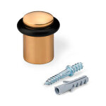 Butee de porte laiton avec rondelle (blister) inofix Butee de porte laiton avec rondelle (blister) inofix